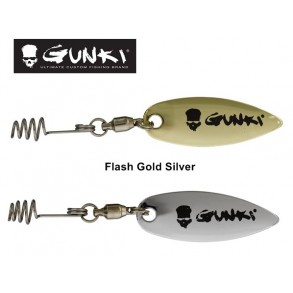 GUNKI PALETTE FIX'FLASH PALETTE 52MM FLASH GOLD/SILVER 2PCS