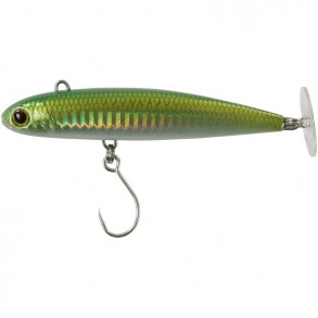 LEURRE FIIISH POWER TAIL SILVER GREEN 100MM 55 GR ACTION FAST