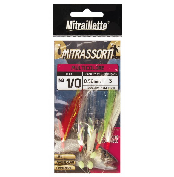 GAMBE RAGOT MITRAILETTE MULTICOLORE