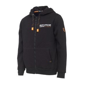 SAVAGE GEAR PULL URBAN ZIP HOODIE BLACK INK