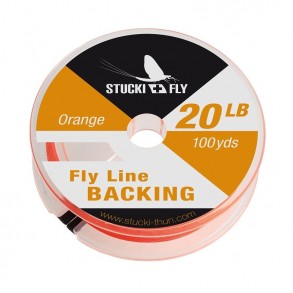Stucki Fly Fly Line Backing 20LB 100yds orange