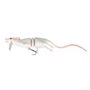 Leurre 3D RAD 30cm - 90g Floating White : Attirance Maximale pour Brochet et Silure