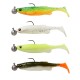 SAVAGE GEAR FAT MINNOW T-TAIL RTF 10.5CM 11G + 10G N°3/0 SINKING DARKWATER 4PCS.