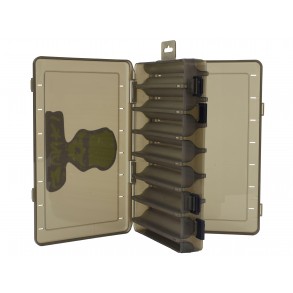 Gunki Boîte PN Gunki 27,5x18,5x5 cm Double : Rangement Pratique pour Vos Leurres et Accessoires