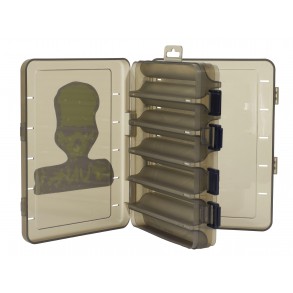 Boîte PN Gunki 21x17x5 cm Double Face : Rangement Pratique et Optimisé pour Vos Leurres