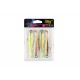 Fox Rage Ultra UV Slick Shad Loaded Lure Pack 11cm 4.25" 4pcs.