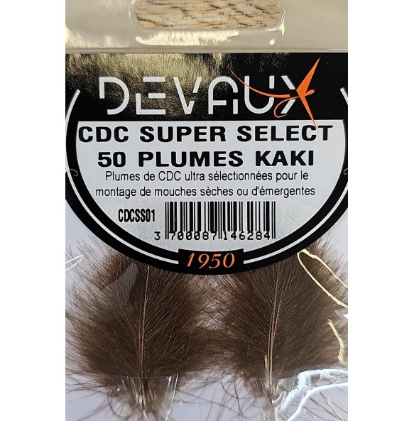 DEVAUX CDC SUER SELECT 50 PLUMES KAKI FONCE