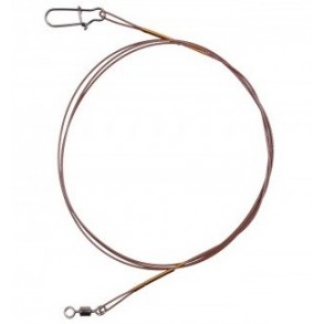 Stucki Fils d'Acier Pêche – 3pcs 45cm | Bas de Ligne Résistant Carnassiers