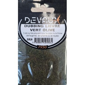 DEVAUX DUBBING LIEVRE VERT OLIVE