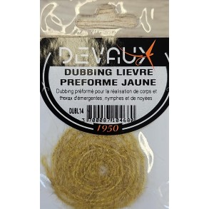 DEVAUX DUBBING LIEVRE PREFORME JAUNE