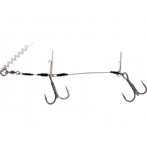 WESTIN SHALLOW RIG DOUBLE HOOK NO,1/0 12CM 40.8KG 2PCS.