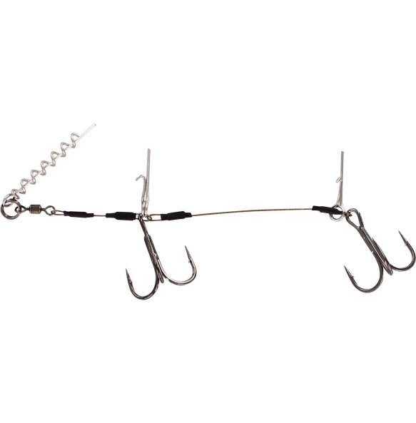 WESTIN SHALLOW RIG DOUBLE HOOK NO,1/0 12CM 40.8KG 2PCS.