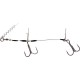 WESTIN SHALLOW RIG DOUBLE HOOK NO,1/0 12CM 40.8KG 2PCS.