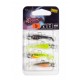 Fox Rage Ultra UV Micro Spikey Mixed Colour Loaded Lure Pack 4pcs.
