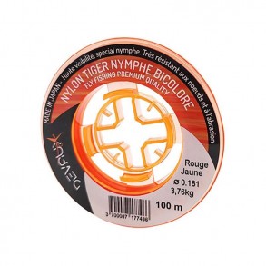 Nylon Mouche Devaux Nymphe Tiger Nymphe Bicolore - 100M