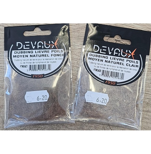 devaux dubbing lievre poils moyen naturel