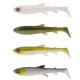 Leurre Savage Gear 3D Whitefish Shad 9cm clear wrt mix 4pcs