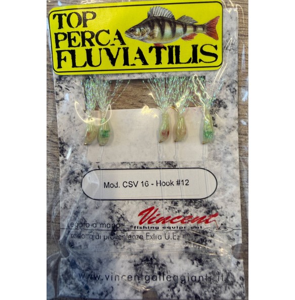 TOP PERCA FLUVIATILIS HOOK 12 5PCS.
