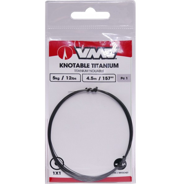 VMC KNOTABLE TITANIUM 4.5M 157" 1PC.