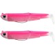 Kit Leurre Souple Arme Fiiish Double Combo Black Minnow 70mm 3gr + Tete Plombee Shore