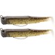 Kit Leurre Souple Arme Fiiish Double Combo Black Minnow 90 + Tete Plombee Pug