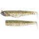 Kit Leurre Souple Armé Fiiish Combo Black Minnow 105 + Tête Plombée Shore 8GR