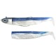 Kit Leurre Souple Armé Fiiish Combo Black Minnow 105mm + Tête Plombée Offshore 16gr
