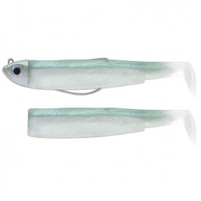 Kit Leurre Souple Arme Fiiish Combo Black Minnow 120mm + Tete Plombee Shore 12gr