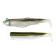 Kit Leurre Souple Arme Fiiish Combo Black Minnow 120MM + Tete Plombee Search 18GR