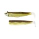 Kit Leurre Souple Arme Fiiish Combo Black Minnow 120MM + Tete Plombee Search 18GR