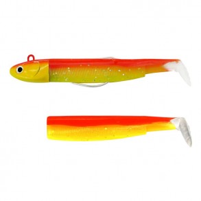 Kit Leurre Souple Arme Fiiish Combo Black Minnow 120MM + Tete Plombee Deep 37GR