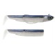 Kit Leurre Souple Arme Fiiish Combo Black Minnow 120MM + Tete Plombee Off Shore 25GR