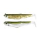 Kit Leurre Souple Arme Fiiish Double Combo Black Minnow 120MM + Tete Plombee Off Shore 25GR