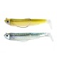 Kit Leurre Souple Arme Fiiish Double Combo Black Minnow 120MM + Tete Plombee Shore 12GR