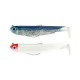 Kit Leurre Souple Arme Fiiish Double Combo Black Minnow 120MM + Tete Plombee Shore 12GR
