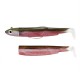 Kit Leurre Souple Arme Fiiish Combo Black Minnow 140mm + Tete Plombee Off Shore 40gr