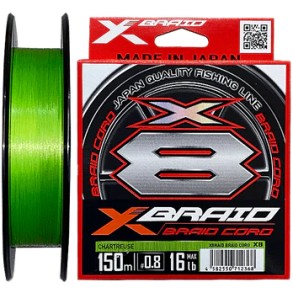 Tresse Y.G.K Braid Cord X8 Lime Green