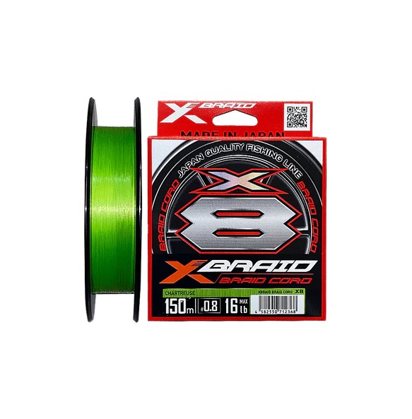 Tresse Y.G.K Braid Cord X8 Lime Green