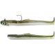 Kit Leurre Souple Arme Fiiish Double Combo Mud Digger 65 + Tete Plombee Medium 4g