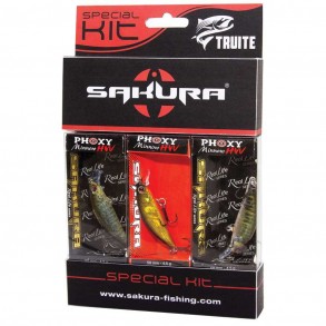 Leurres Sakura Phoxy Minnow HW 62mm 6.5g – Efficacité et Polyvalence Pack de 3