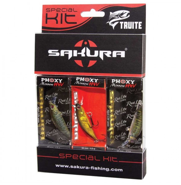 SAKURA PACK 3 PHOXY MINNOW HW 40MM / 2.6GR