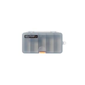 Savage Gear Lurebox 3A Smoke 18.6x10.3x3.4cm – Boîte compacte et pratique pour leurres et accessoires