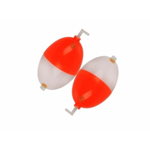 Glardon Buldo Oval Rouge Blanc – Précision et Visibilité pour vos Sessions de Pêche