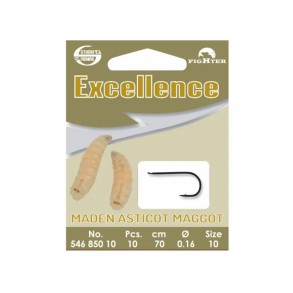 Stucki Glardon Excellence Maggot 0.12mm /taille 18 / 10pces