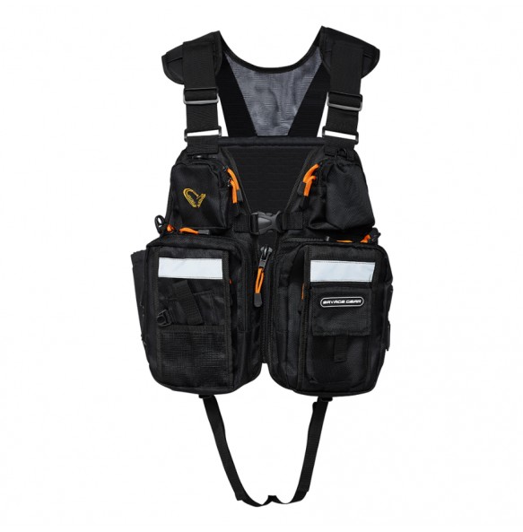 Chest Pack Savage Gear Hitch Hiker Fishing Vest - Noir