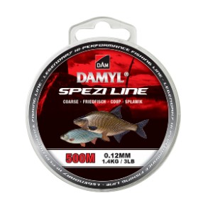 DAMYL SPEZI LINE TROUT 500M 0.18MM 2.8KG 6LBS TRANSPARANT