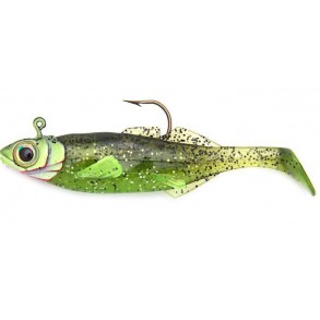 GITZIT 3" Paddle Fry (Rigged) - Chartreuse
