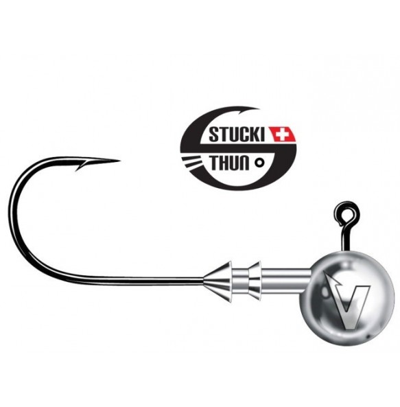 Stucki Jig Head, V-Point 15gr / les 3 pces