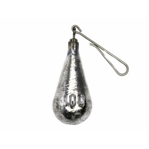 Stucki Plomb poire avec crochet inox 2PCS