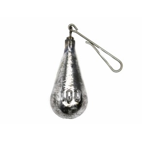 Stucki Plomb poire avec crochet inox 2PCS